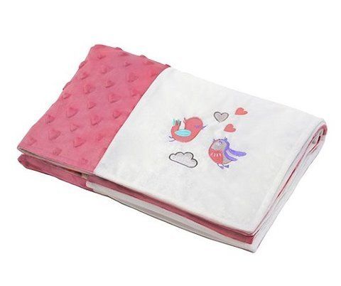 Мягкое одеяло BabyOno minky patchwork (1411/01)